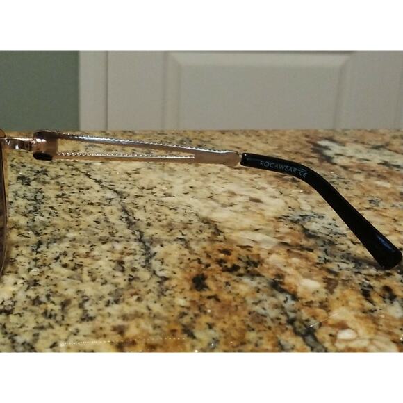 Women's ROCAWEAR R591 gldbk gold cat eye sunglasses - Picture 6 of 12